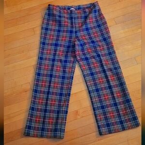 Plaid Trousers Sears Permapress Vintage 60s 70s Punk